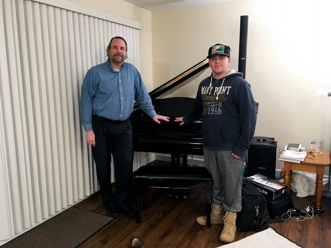 Since January of 2019, Jim Reilly, RPT and Mike Pavlis, Associate Member, worked on a 5’2” Young Chang piano that was donated 
