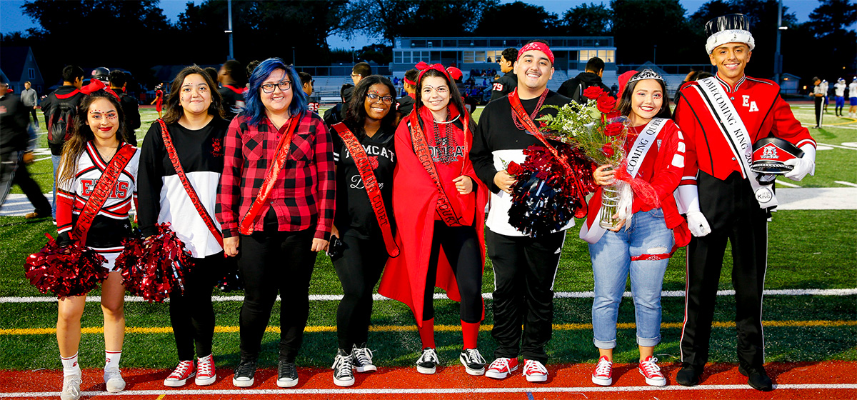 East Aurora High School fun on the field at East High