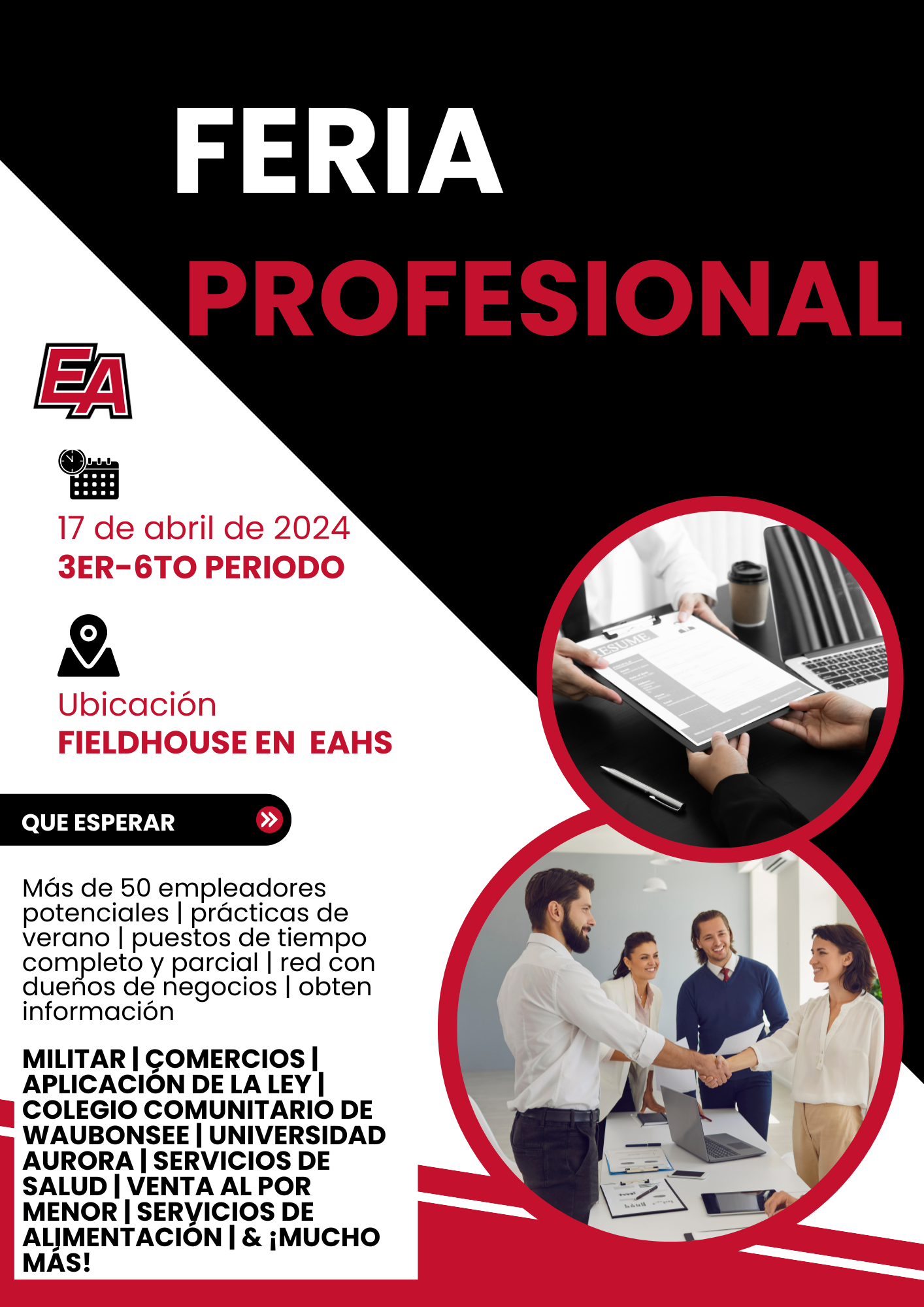 Career Fair Flyer (Spanish)