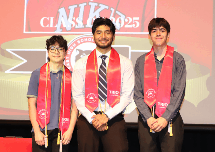 Gates Scholars; Jesus Gonzalez, Paul Perez, Kevin Martinez